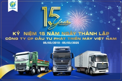  CHÚC MỪNG KỶ NIỆM 15 NĂM THÀNH LẬP CÔNG TY CỔ PHẦN ĐẦU TƯ PHÁT TRIỂN MÁY VIỆT NAM