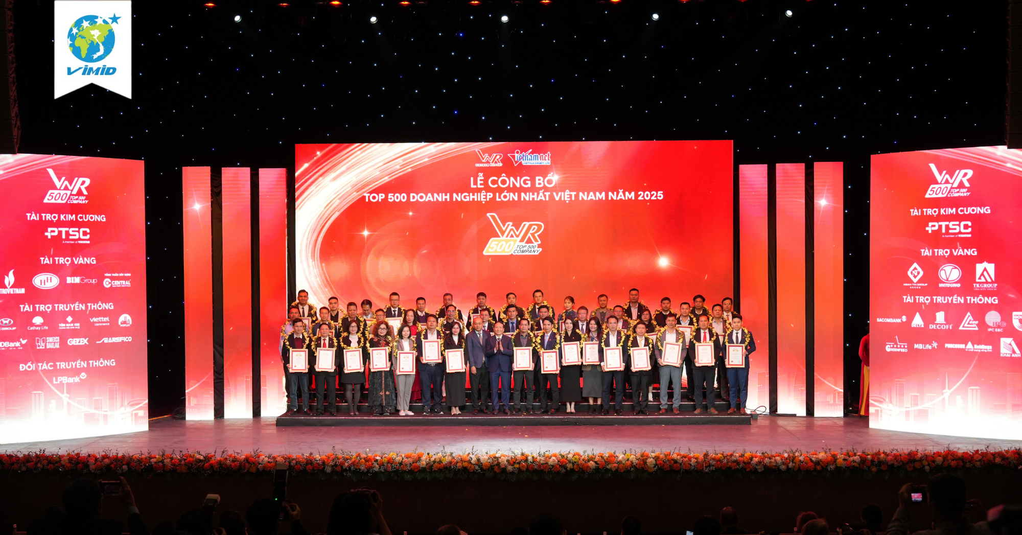 VNR500: VIMID tự hào bốn năm liên tiếp là TOP 500 Doanh nghiệp lớn nhất Việt Nam