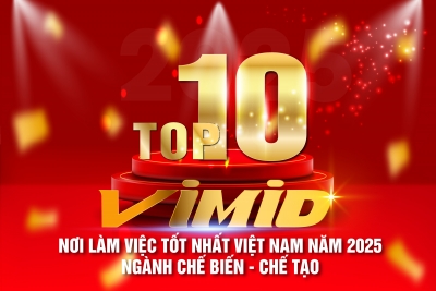 Vimid tự hào được vinh danh TOP 10 nơi làm việc tốt nhất Việt Nam 2025