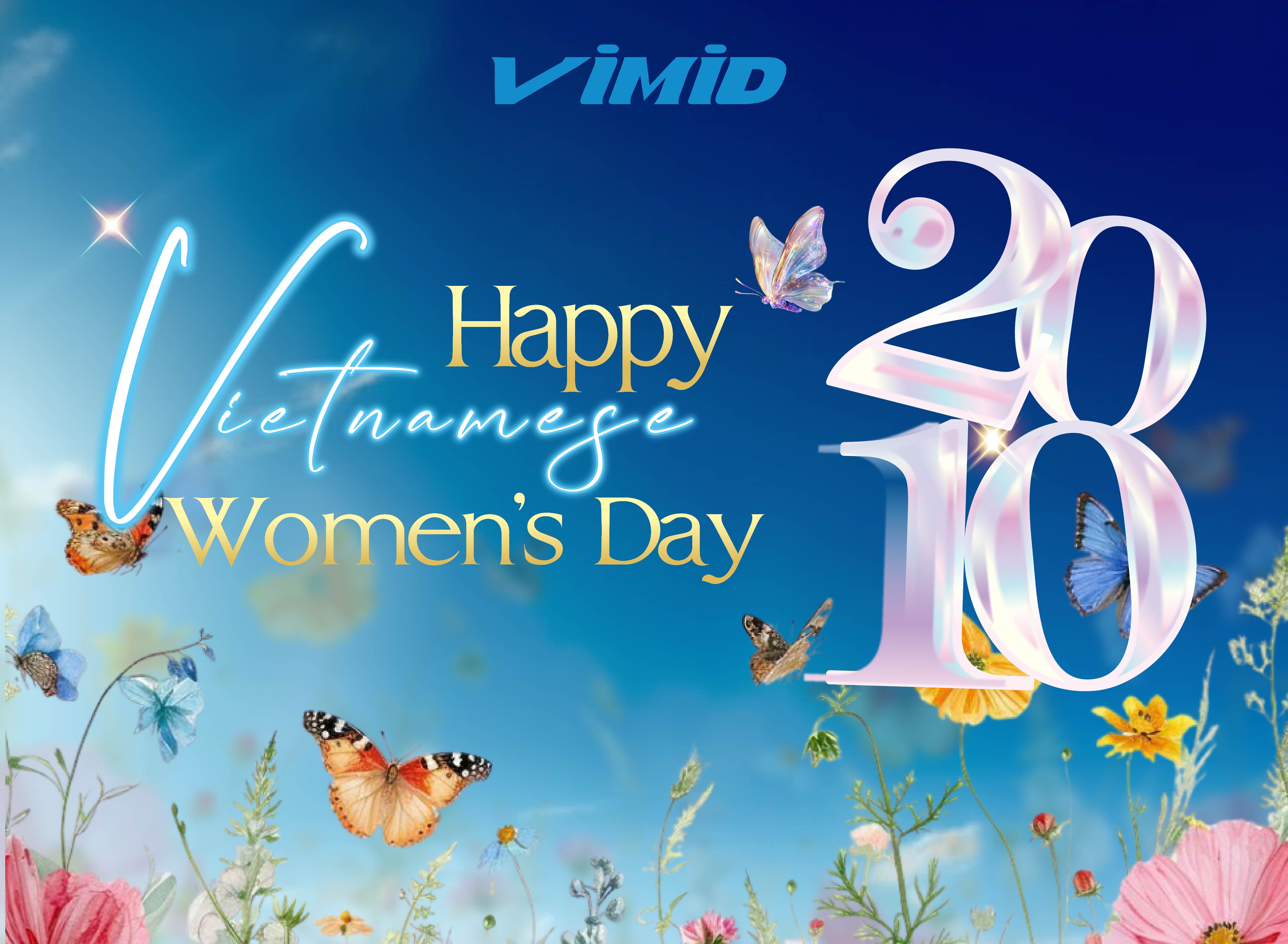 VIMID CHÚC MỪNG NGÀY PHỤ NỮ VIỆT NAM 20/10 - Tôn vinh vẻ đẹp người Phụ nữ Việt