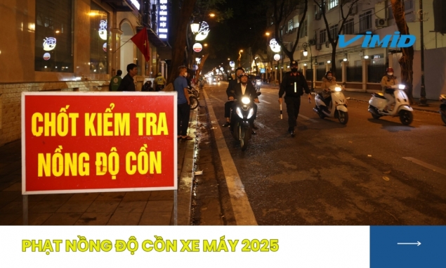 Mức Phạt Nồng Độ Cồn Xe Máy 2025: Tất Cả Những Gì Các Bạn Cần Biết