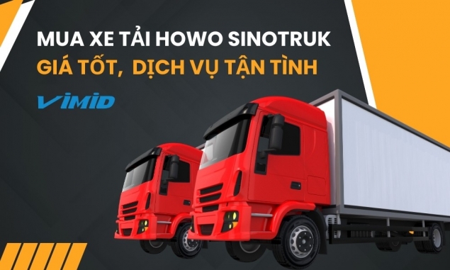 Mua xe tải Howo Sinotruk giá tốt trả góp 70%, trạm dịch vụ toàn quốc