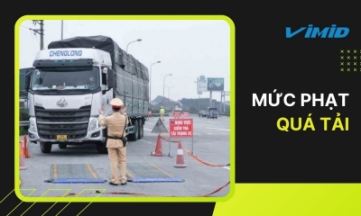 Mức phạt quá tải 10% đến 30%, 50%, 100%, 150% và cách tính % quá tải theo nghị định 168 năm 2025