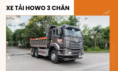 Xe ben Howo 3 chân Sinotruk: Thông số, bảng giá cập nhật 2025 mới nhất