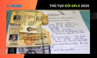 Thủ tục đổi giấy phép lái xe 2025 mới nhất: Hướng dẫn theo quy định mới của BCA