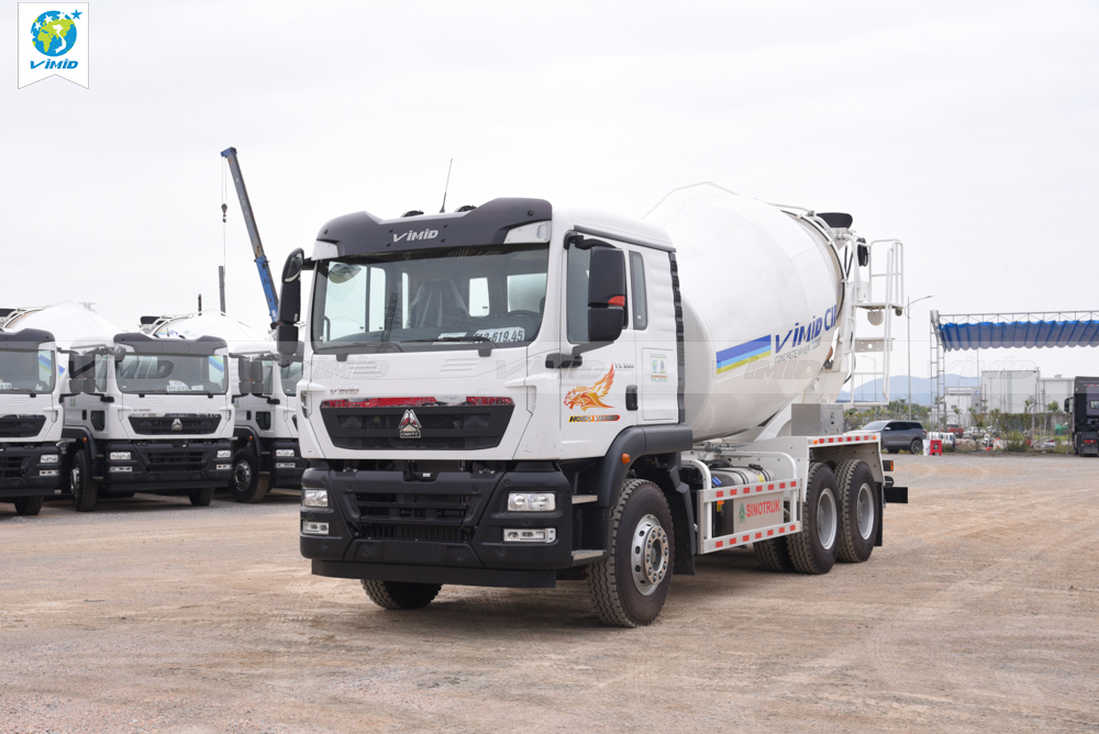 XE TRỘN BÊ TÔNG HOWO TX350 6X4 10M3