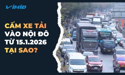 Hà Nội cấm xe tải trên 2 tấn và lộ trình chi tiết từ 15/01/2026
