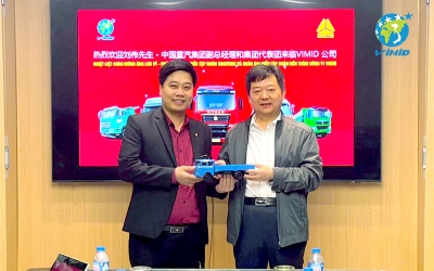 Ban lãnh đạo cấp cao Tập đoàn SINOTRUK đến thăm và làm việc tại VIMID