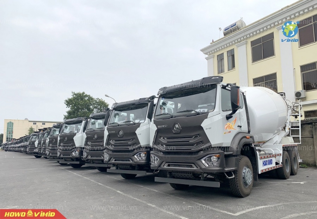 Tổng Hợp Các Mẫu Xe Trộn Bê Tông HOWO Bán Chạy Nhất Thị Trường