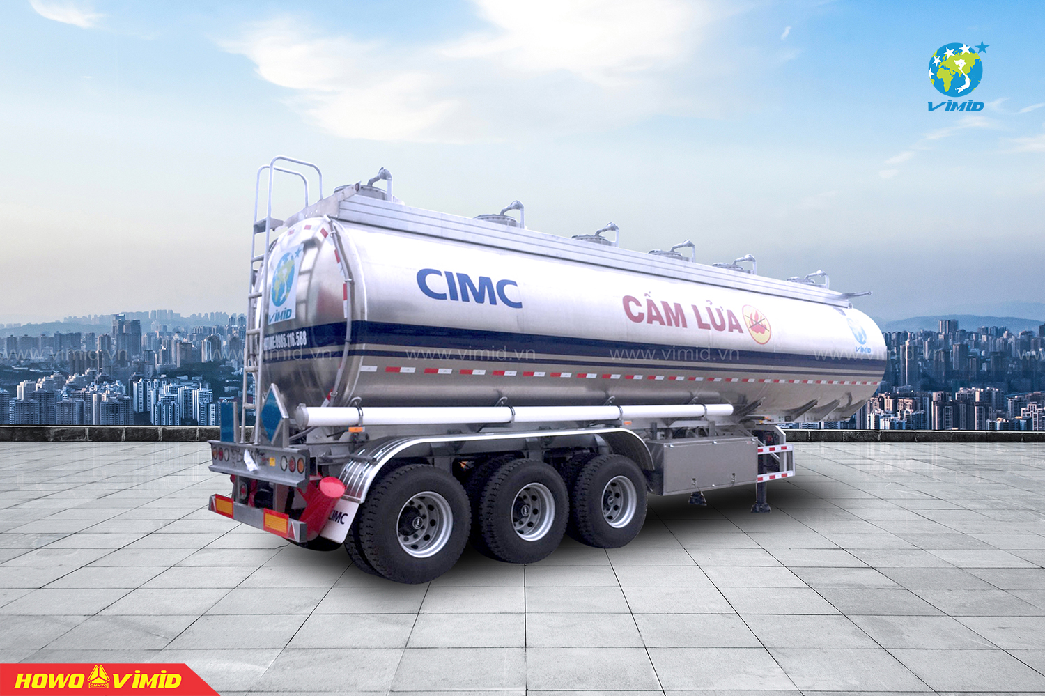 SMRM Téc chở xăng hợp kim nhôm 44m3