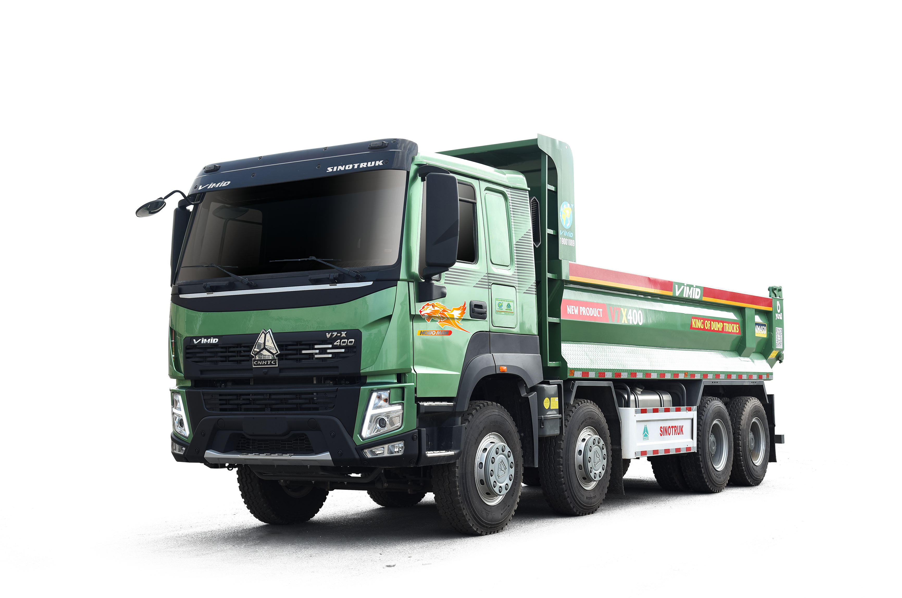 Xe Ben V7X 400 8x4 Thùng Đúc