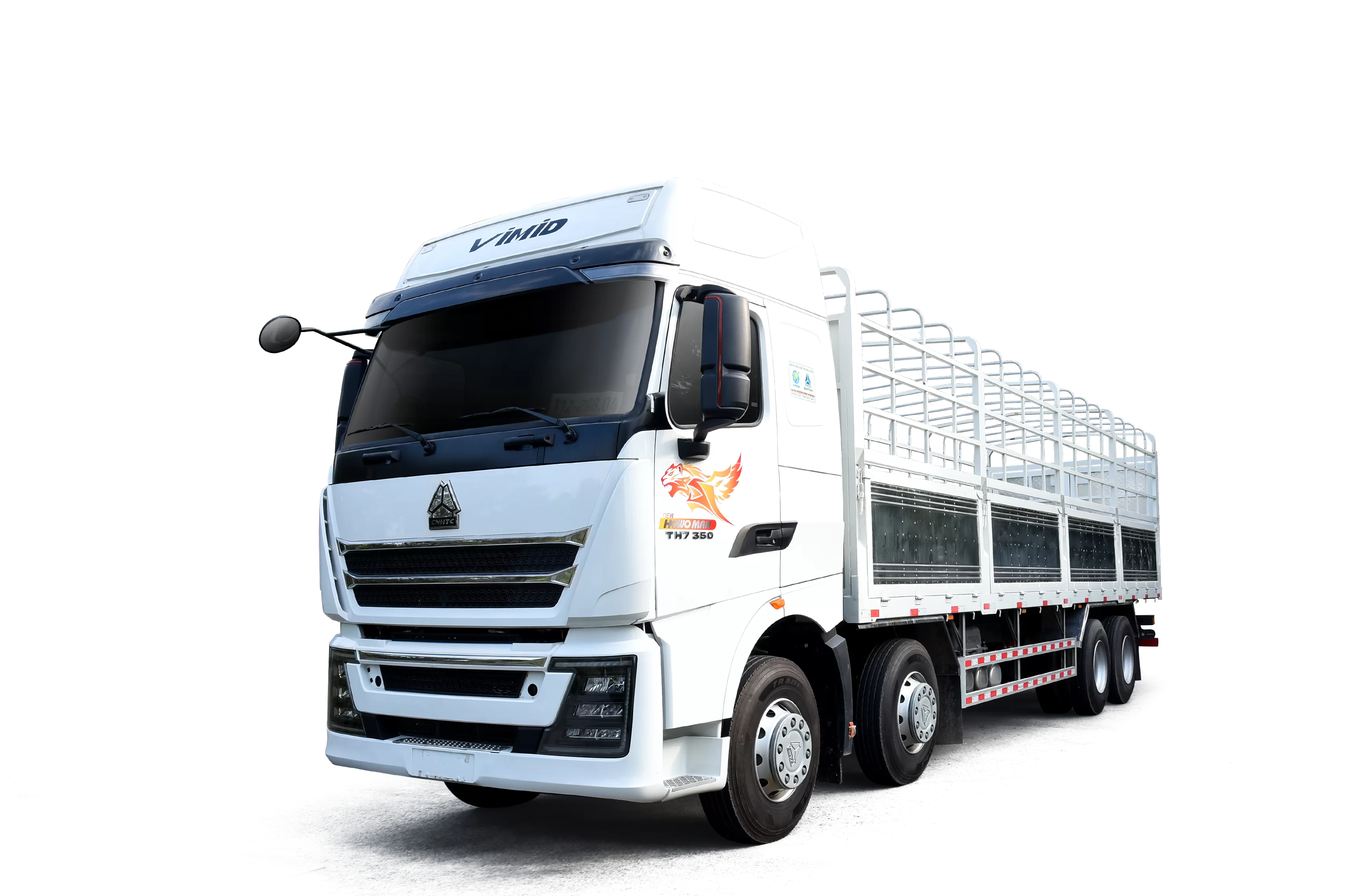  Xe Tải TH7 8x4 Khung Mui Nhập Khẩu 9M7