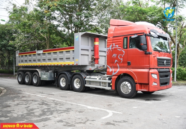 Xe SMRM Ben CIMC Thùng vuông tháp 228-5 12.00R20