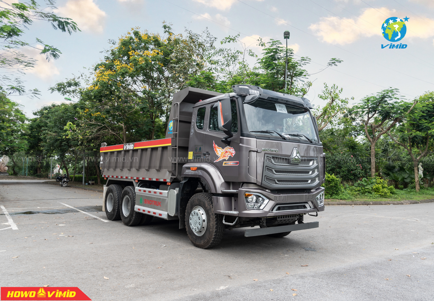 Xe ben NX350 6x4 thùng đúc Xe ben NX350 6x4 thùng đúc