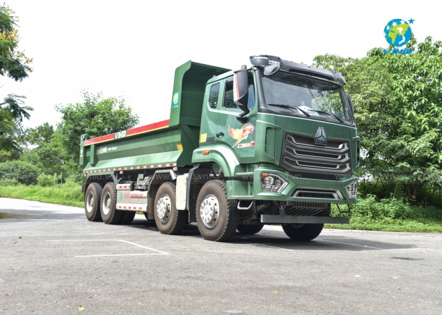 Xe Tải tự đổ NX 400 thùng đúc cao 910mm