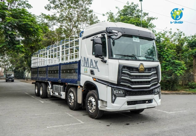 Xe Tải Thùng MAX 400 10x4 Khung Mui 9.7M