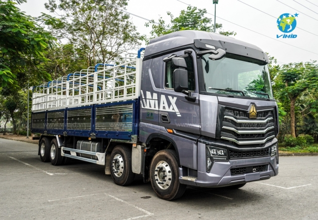 Xe Tải Thùng MAX 400 8x4 Khung Mui 9.7M
