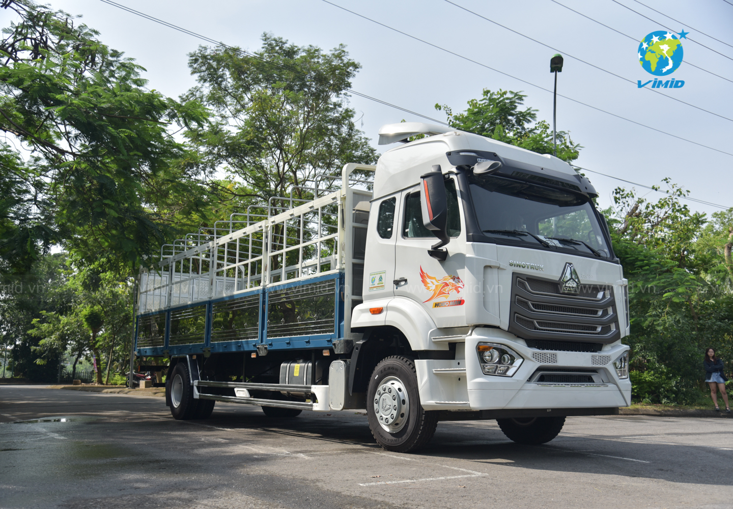 Xe Tải NX 4X2 Mui Bạt 8M5 Nâng Bửng Hông