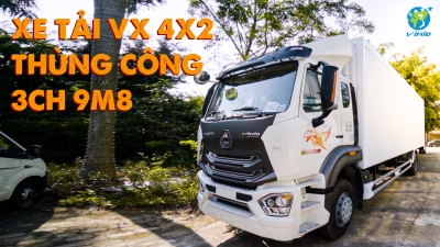 Xe Tải VX 4x2 Thùng Công 3CH 9m8
