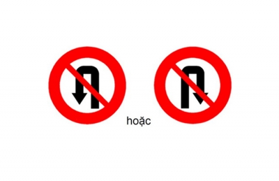 Tổng hợp biển báo cấm quay đầu theo quy định mới năm 2023