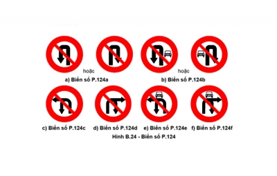 Mức phạt lỗi quay đầu xe không đúng quy định năm 2024