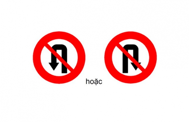 Tổng hợp biển báo cấm quay đầu theo quy định mới năm 2023