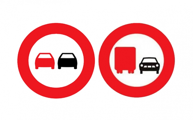 Tổng hợp biển báo cấm xe tải vượt, quy định về mức xử phạt khi sai phạm