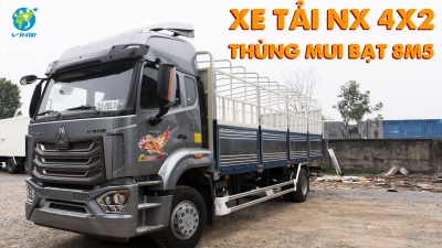 Xe Tải Howo NX 4X2 Mui Bạt 8M5
