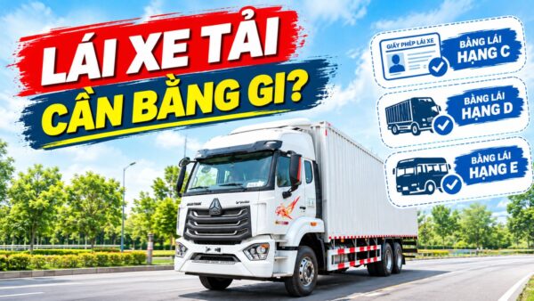 Lái Xe Tải Cần Bằng Gì? Điều Kiện Để Học Bằng Lái Xe Tải