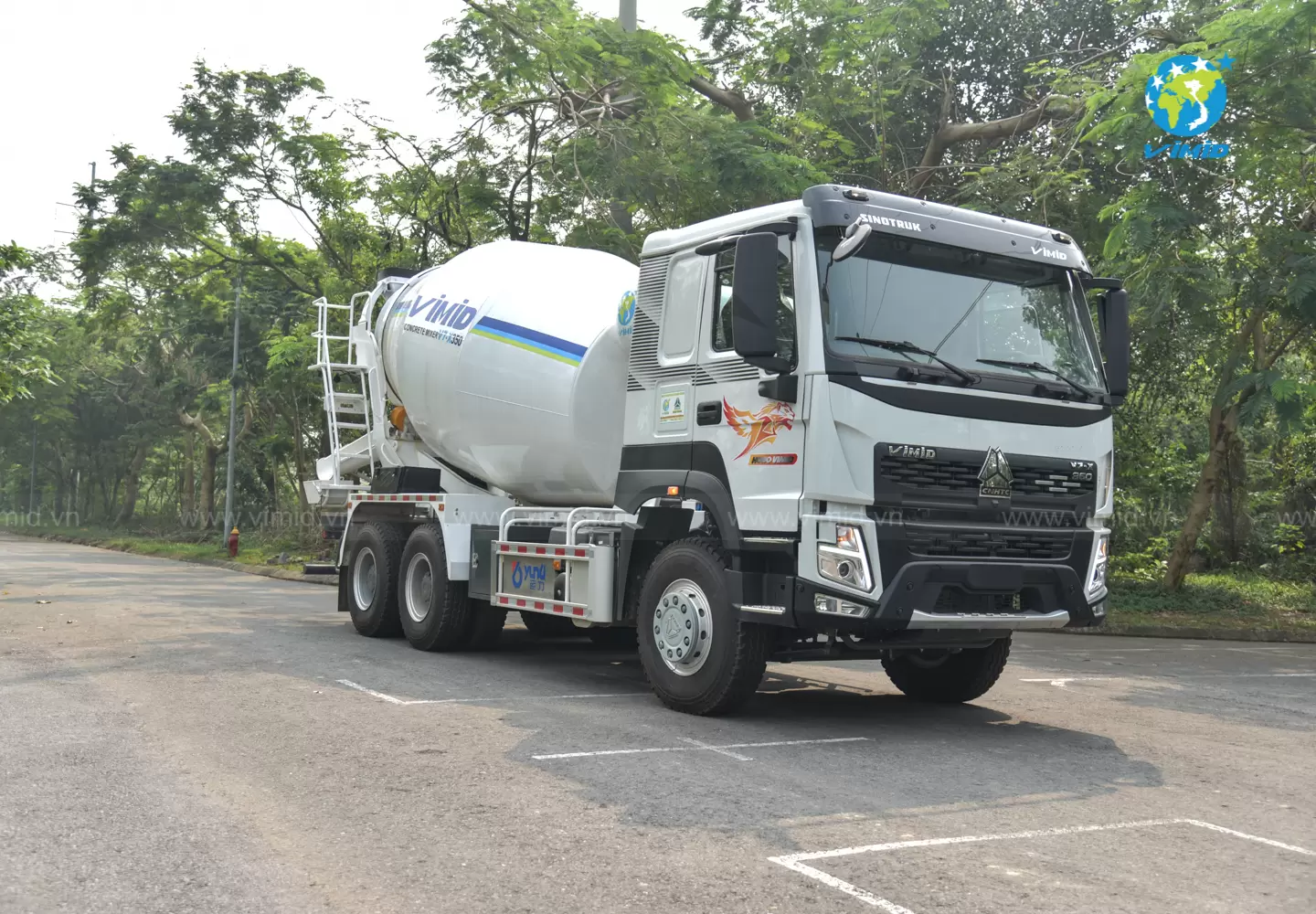 Xe trộn bê tông Howo V7X 350 10 m³