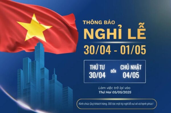 VIMID thông báo lịch nghỉ lễ 30/04 và 01/05
