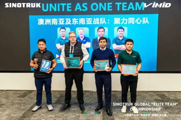 The only technician from Vietnam to win an award at SINOTRUK Global “Elite Team” Championship