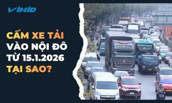 Hà Nội cấm xe tải trên 2 tấn và lộ trình chi tiết từ 15/01/2026