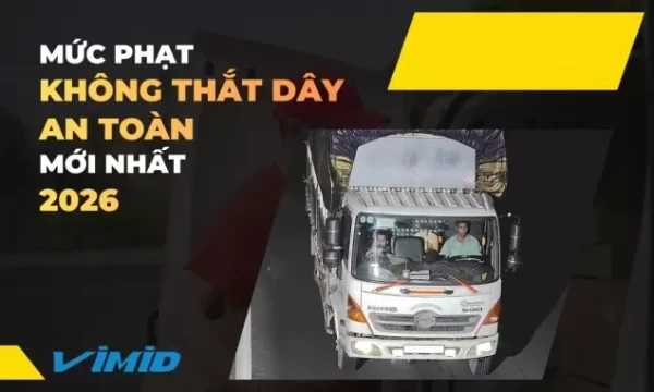 Mức phạt lỗi không thắt dây an toàn năm 2026: Cập nhật Nghị định 168/2024/NĐ-CP