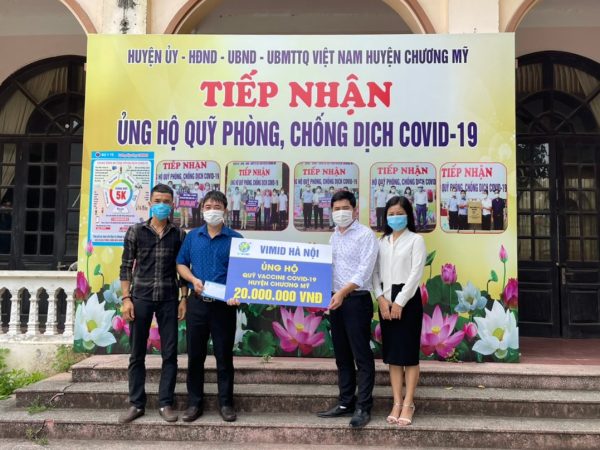 VIMID CONTRIBUTES OVER VND 220 MILLION TO COVID-19 PREVENTION FUND