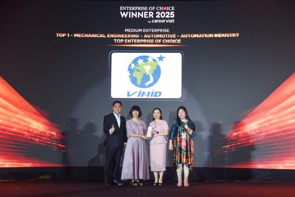 VIMID TIẾP TỤC ĐƯỢC VINH DANH TOP 1 DOANH NGHIỆP ĐƯỢC YÊU THÍCH NHẤT NGÀNH CƠ KHÍ – Ô TÔ – TỰ ĐỘNG HÓA KHỐI DOANH NGHIỆP VỪA – KHẲNG ĐỊNH UY TÍN THƯƠNG HIỆU