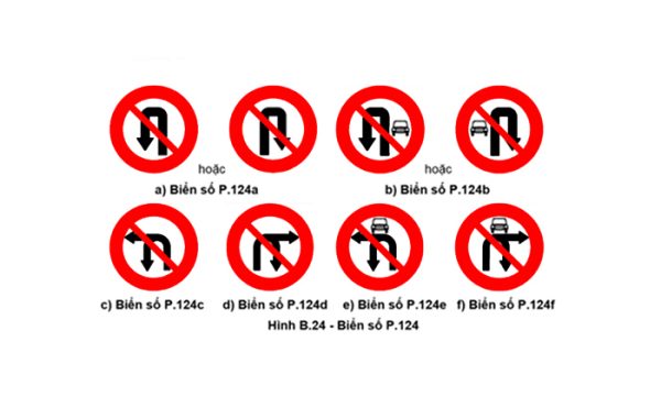 Mức phạt lỗi quay đầu xe không đúng quy định năm 2024