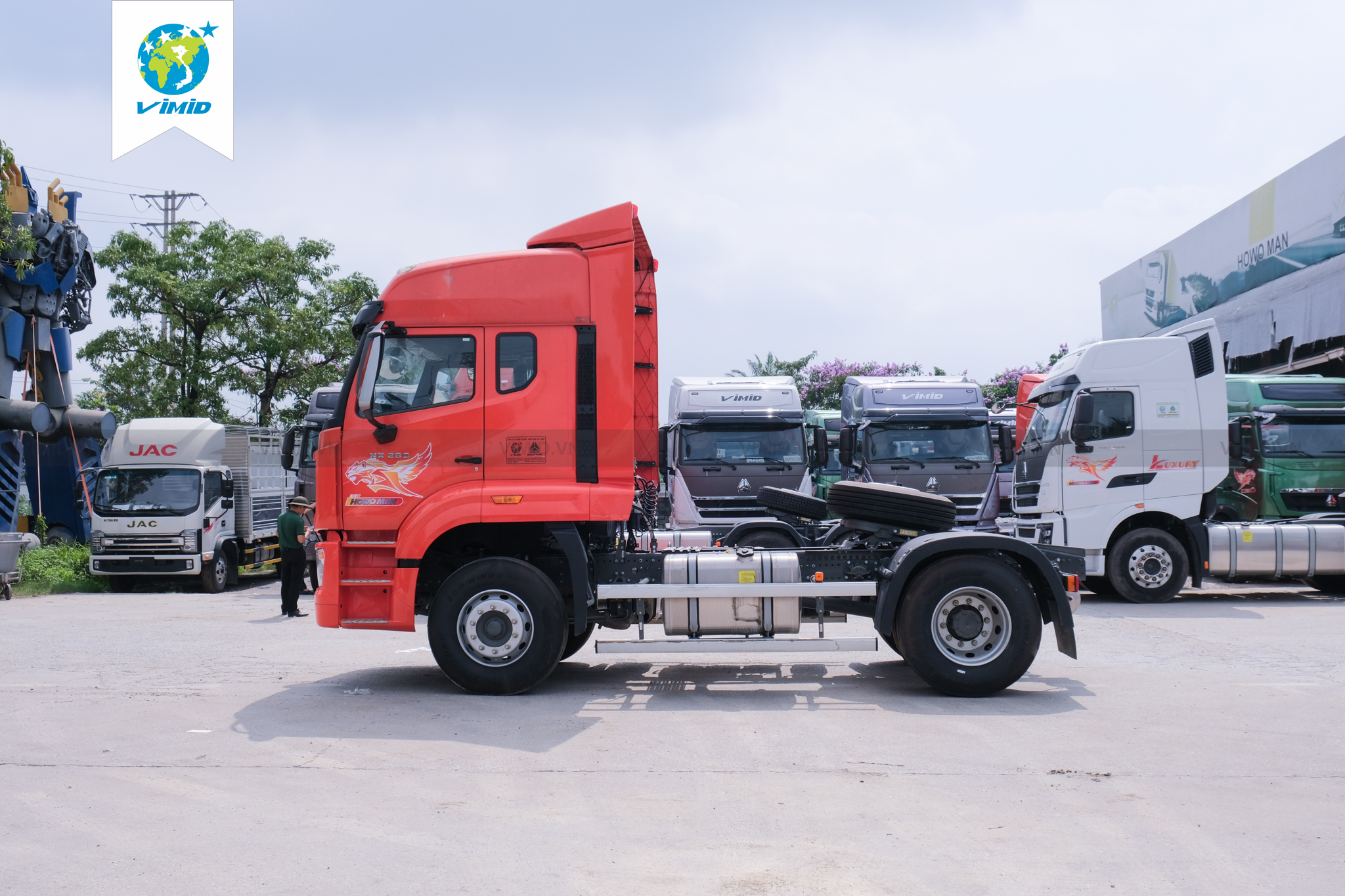 Xe đầu kéo Howo NX 280 cầu láp đầu cao