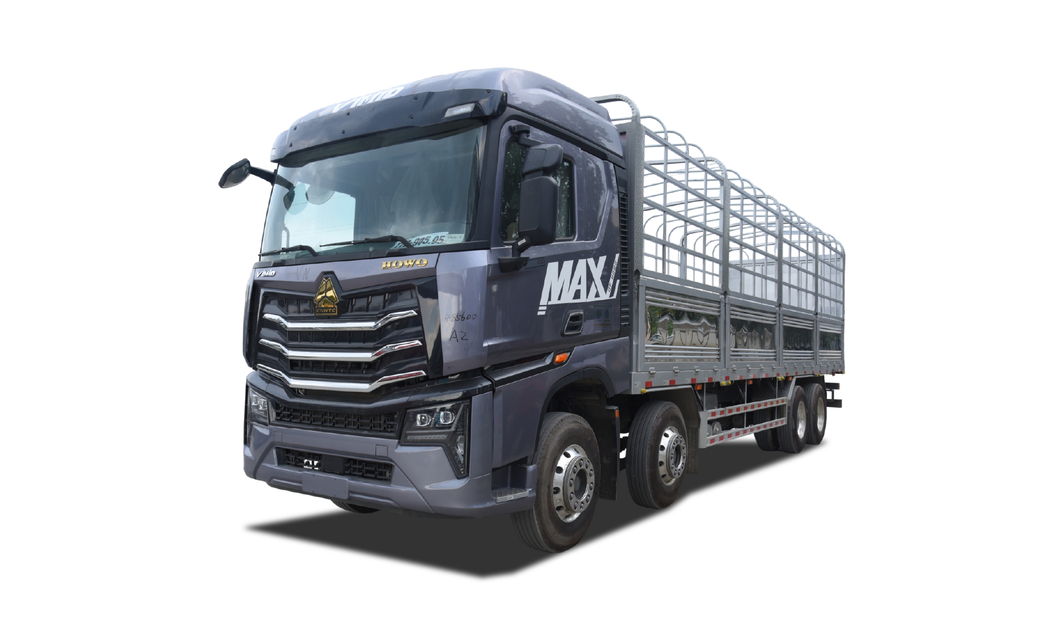 Xe tải Howo Max 400 8×4 khung mui nhập khẩu 9m7