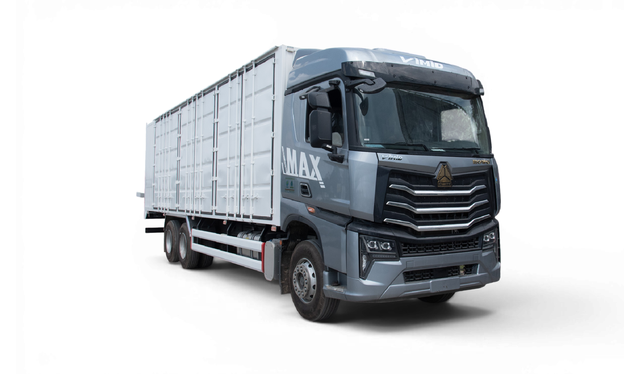 Xe tải Howo Max 280 6x2 thùng kín 3CH 9m9 1 Xe tải Howo Max 280 6x2 thùng kín 3CH 9m9