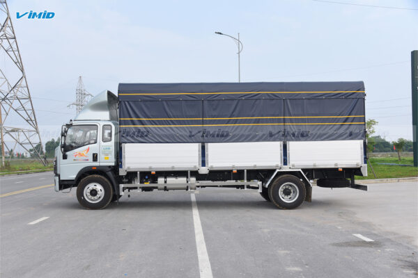 Xe tải thùng HOWO V950 4x2 khung mui bửng nhôm nâng bửng hông 7M