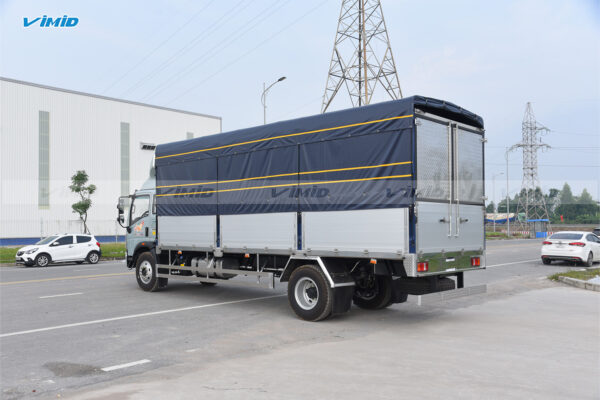 Xe tải thùng HOWO V950 4x2 khung mui bửng nhôm nâng bửng hông 7M