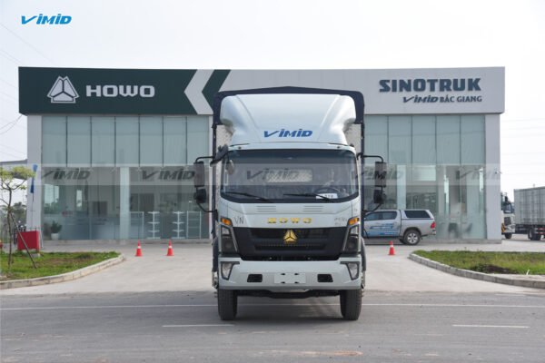 Xe tải thùng HOWO V950 4x2 khung mui bửng nhôm nâng bửng hông 7M
