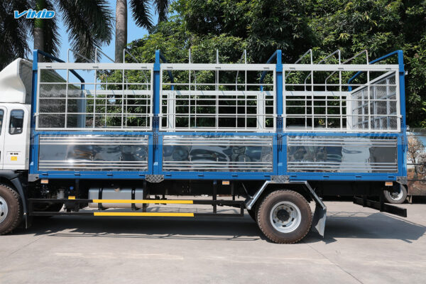 Xe tải thùng HOWO V950 4x2 khung mui nâng bửng hông 7M