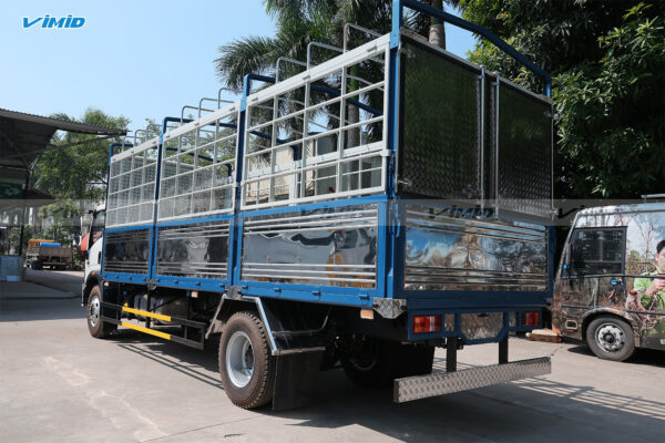 Xe tải thùng HOWO V950 4x2 khung mui nâng bửng hông 7M