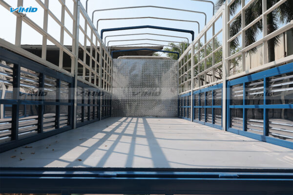 Xe tải thùng HOWO V950 4x2 khung mui nâng bửng hông 7M