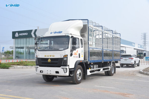 Xe tải thùng HOWO V950 4x2 khung mui nâng bửng hông 7M