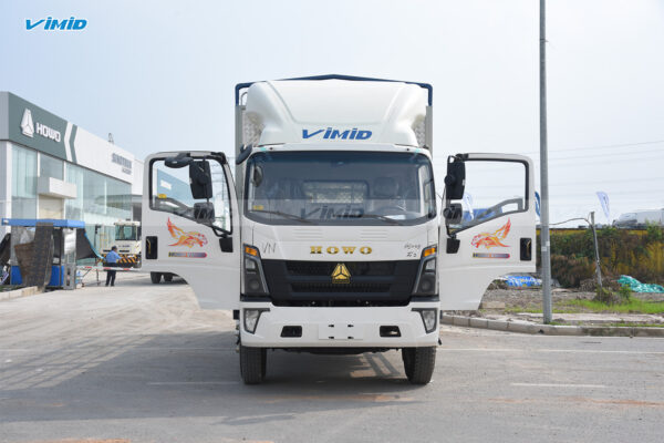 Xe tải thùng HOWO V950 4x2 khung mui bửng nhôm nâng bửng hông 7M