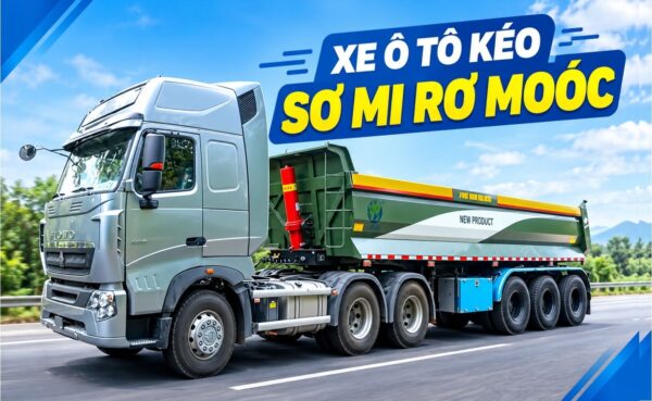 Xe ô tô kéo sơ mi rơ moóc là gì? Phân biệt rơ moóc và sơ mi rơ moóc