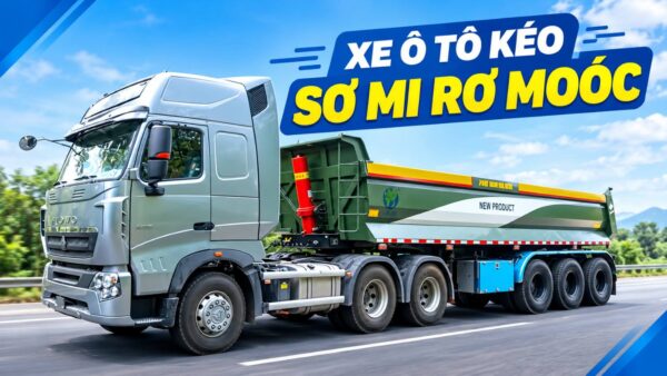 Xe ô tô kéo sơ mi rơ moóc là gì? Phân biệt rơ moóc và sơ mi rơ moóc